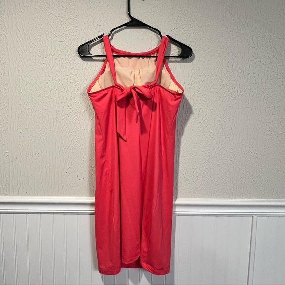 Athleta Ember Orange Kokomo Swim Dress size medium - Picture 5 of 13